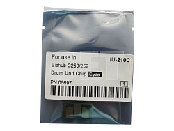 Чип драм-юнита для KONICA MINOLTA Bizhub C250/C252 (CET) Cyan, (WW), 45000 стр., CET5697