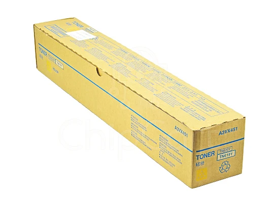 Тонер-картридж TN-619Y/TN-620Y для Konica Minolta C3070/C3080/C1060L, 1100 г, Yellow, Grafit