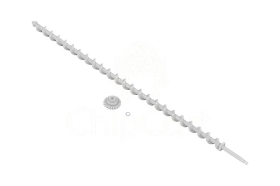 Шнек очистки ленты переноса Kyocera TR-5230, P5021/P5026, M5521/M5526, с шестерней 302R793070