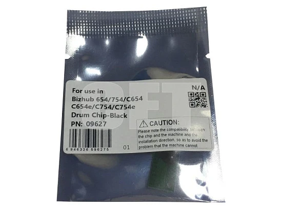 Чип драм-юнита для KONICA MINOLTA Bizhub 654/754/C654/C654e/C754/C754e (CET) Black, CET9627