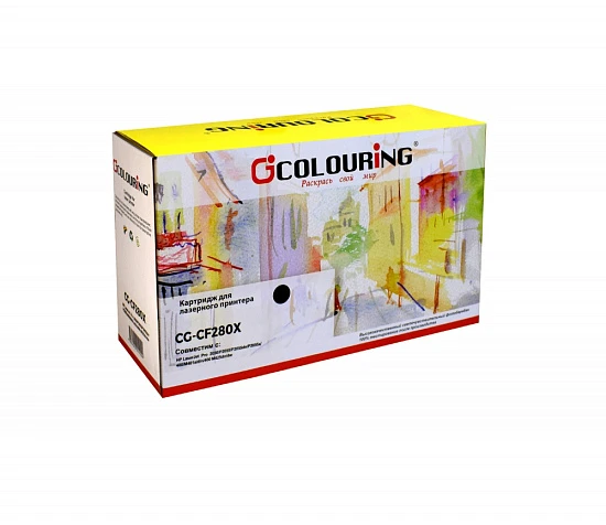 Картридж HP CF280X (№80X) 6.9K (Colouring)