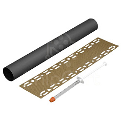 Комплект термопленка + тканевая накладка + смазка для Kyocera FK-1150, PREMIUM